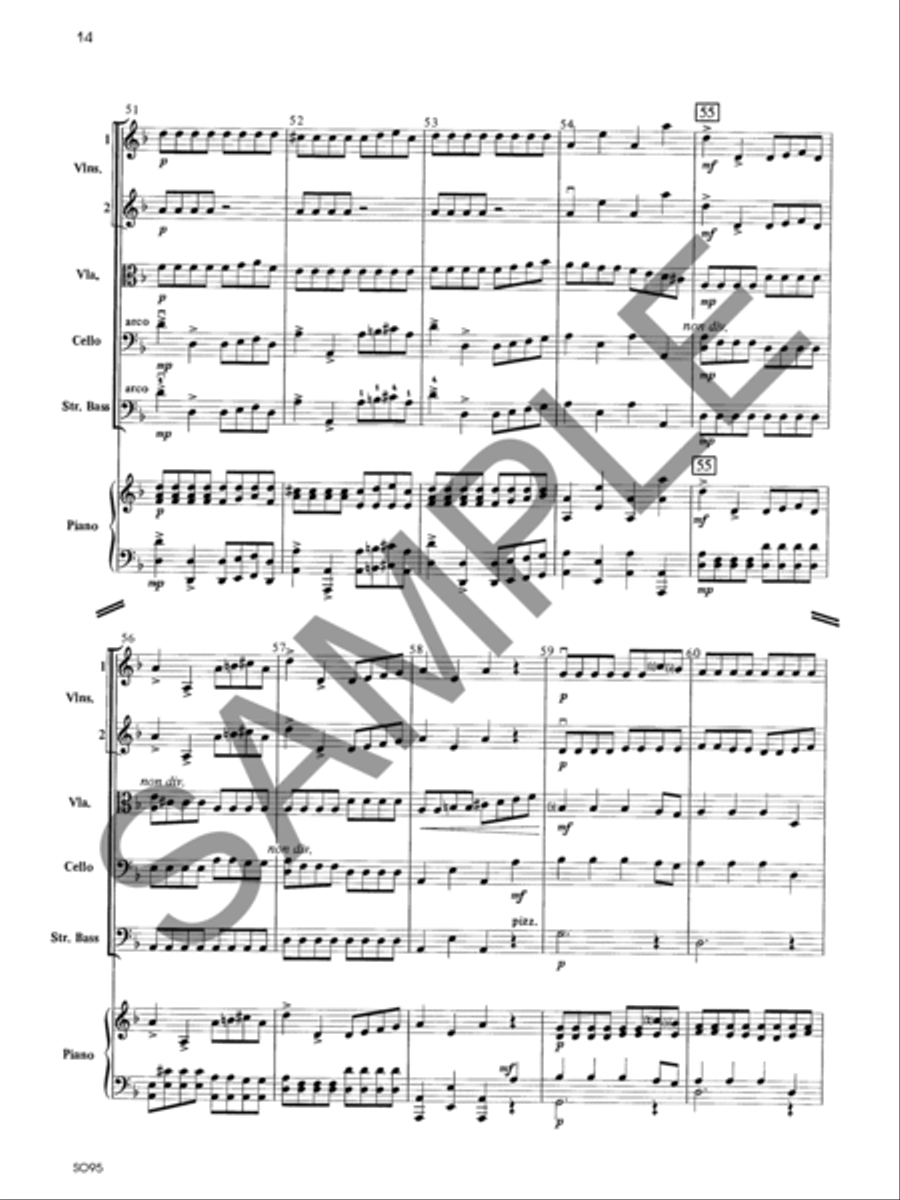 Toccatina - Score String Orchestra scores gallery preview page 14