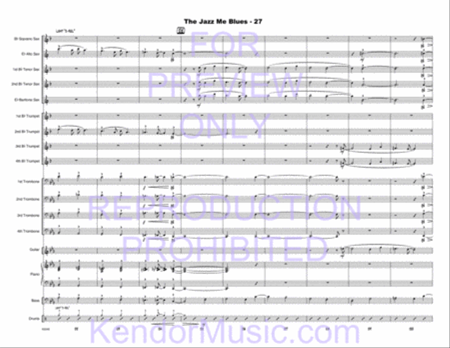 Jazz Me Blues, The Jazz Me Blues, The Choir scores gallery preview page 60