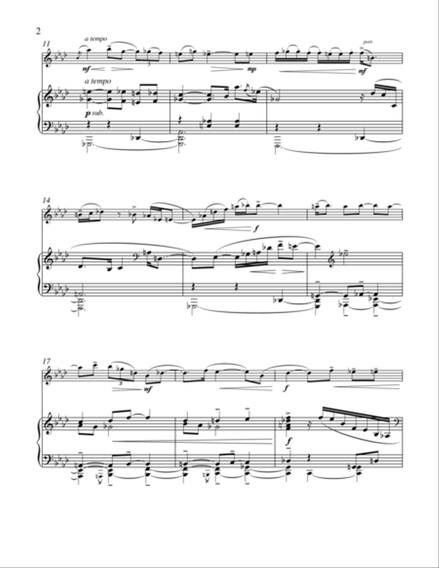 Haiku, Suite for Violin and Piano Violin Solo scores gallery preview page 6