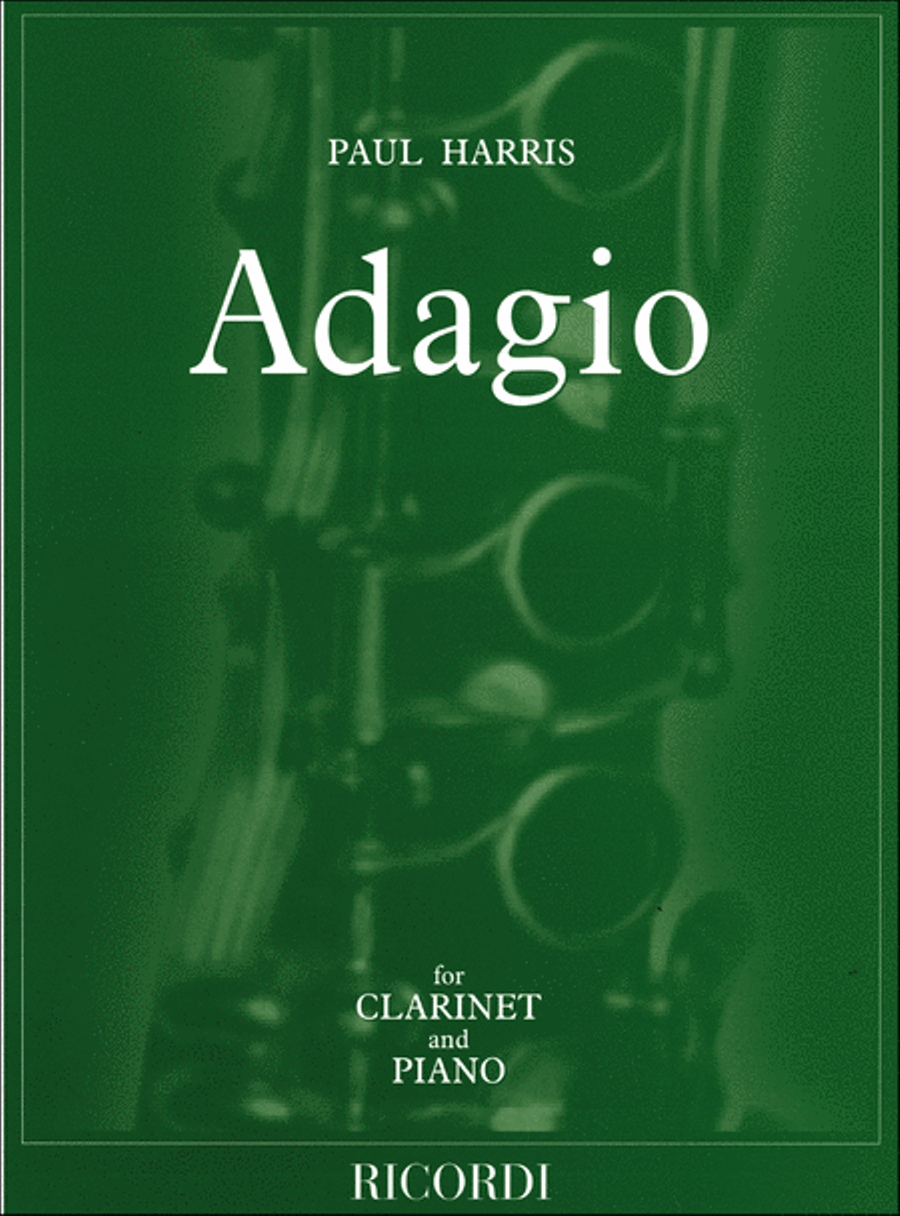 Adagio Cl + Pf Clarinet Duet scores gallery preview page 1