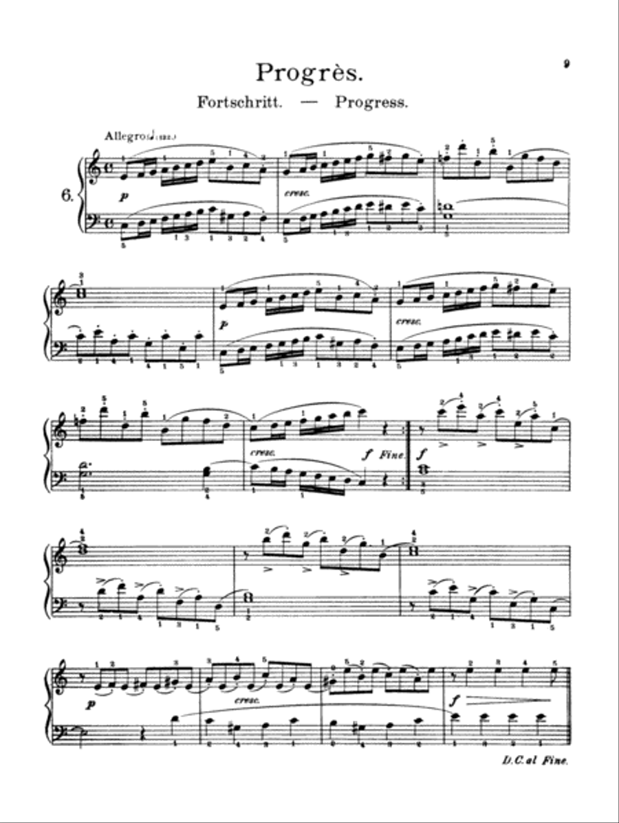 Twenty-five Easy Etudes, Op. 100 Piano Method scores gallery preview page 6
