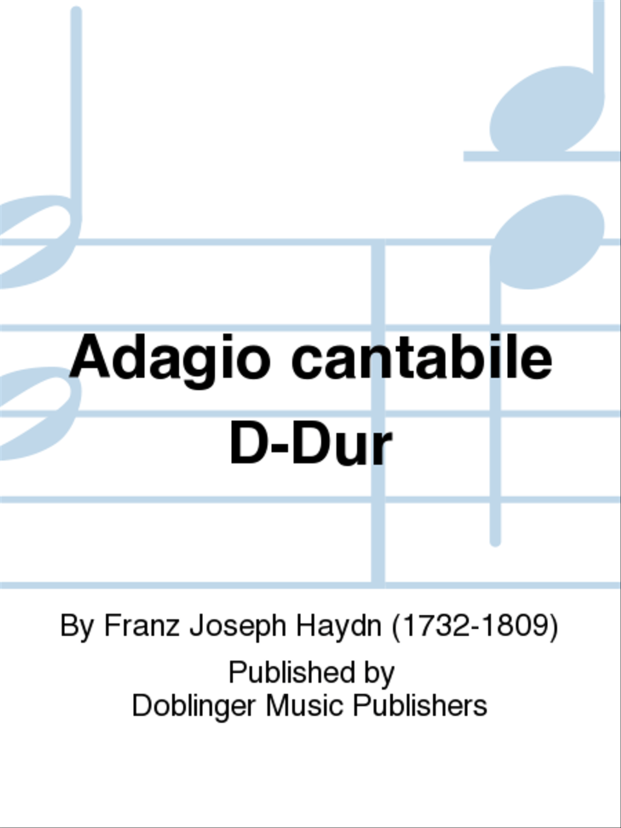 Adagio cantabile D-Dur Piano scores gallery preview page 1