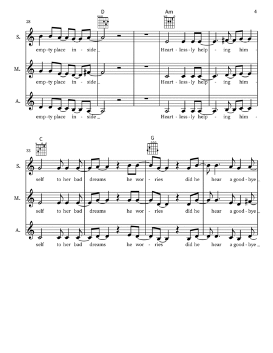 Helplessly Hoping SSA scores gallery preview page 4