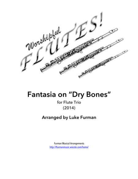 Fantasia on "Dry Bones" (Flute Trio) image number null