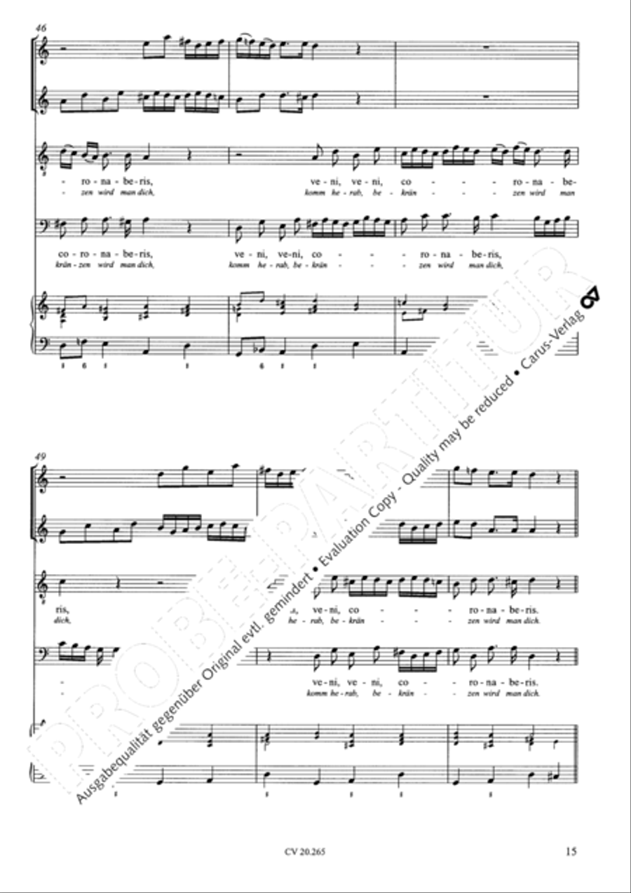 O quam tu pulchra es; Veni de Libano Score scores gallery preview page 16