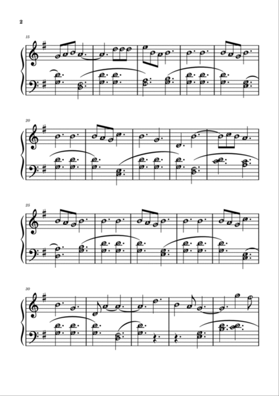 Perfect Easy Piano scores gallery preview page 2