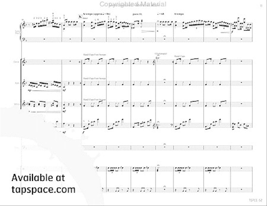 Sevilla (Sevillanas) Sevilla (Sevillanas) Percussion Ensemble scores gallery preview page 16