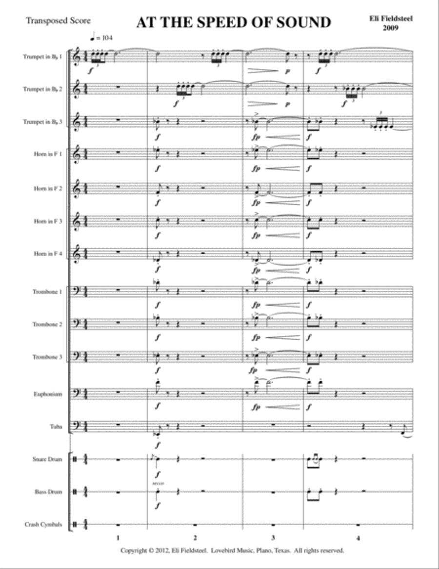 At The Speed Of Sound Brass Ensemble scores gallery preview page 2