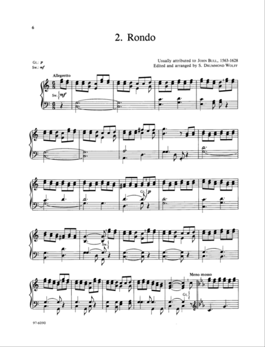 Baroque Music for Manuals, Vol. V Organ scores gallery preview page 4