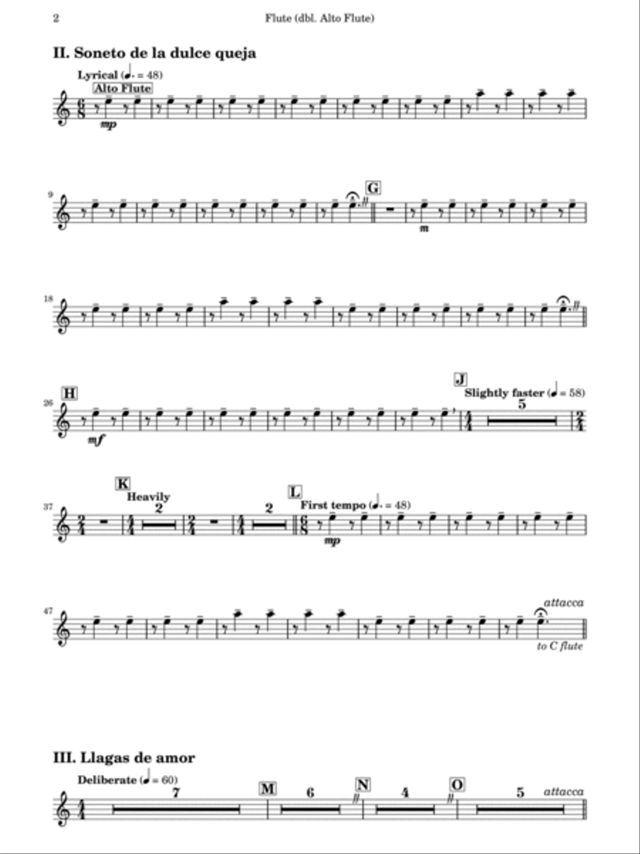 Sonetos del amor oscuro (Set of Parts) Chamber Orchestra scores gallery preview page 4