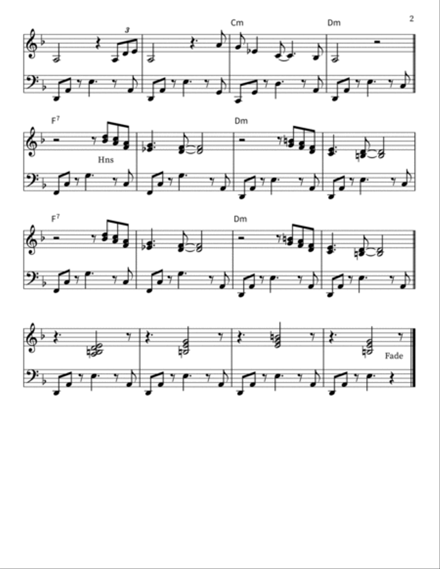 Nobody Knows Small Ensemble scores gallery preview page 2