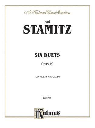 Book cover for Six Duets, Op. 19