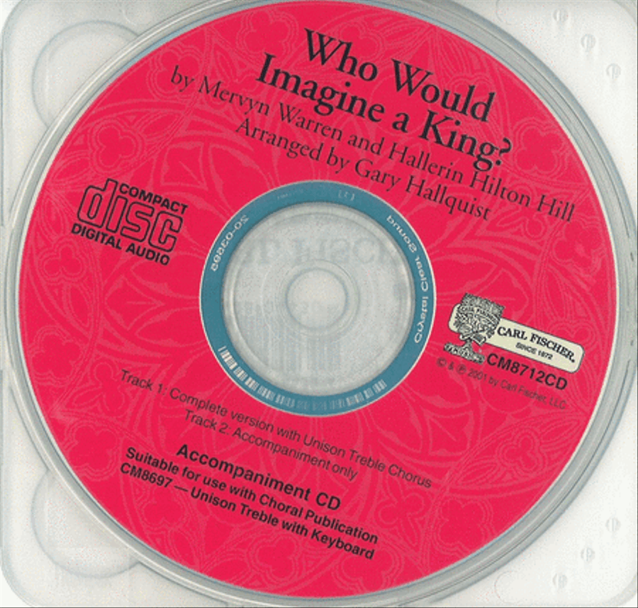 Who Would Imagine A King? Accompaniment CD scores gallery preview page 1