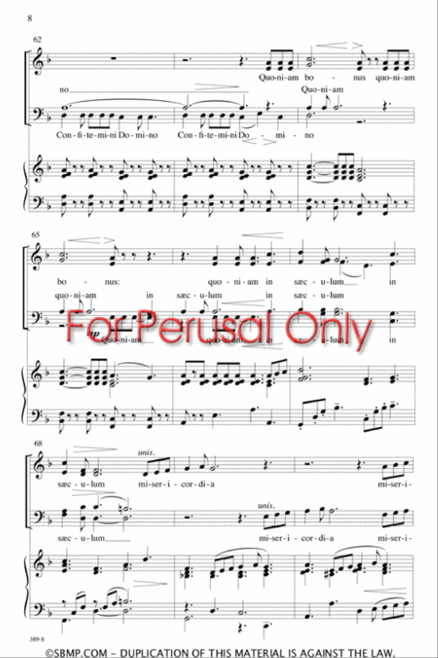 Haec Dies - SATB Octavo 4-Part scores gallery preview page 7