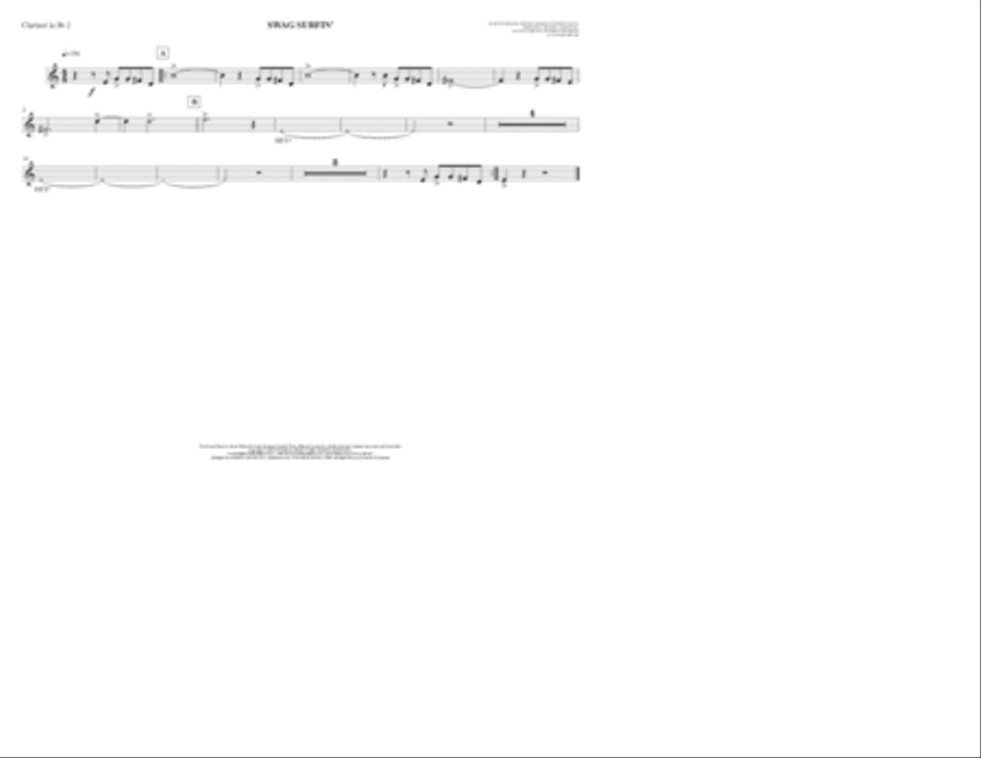 Swag Surfin' Marching Band scores gallery preview page 5
