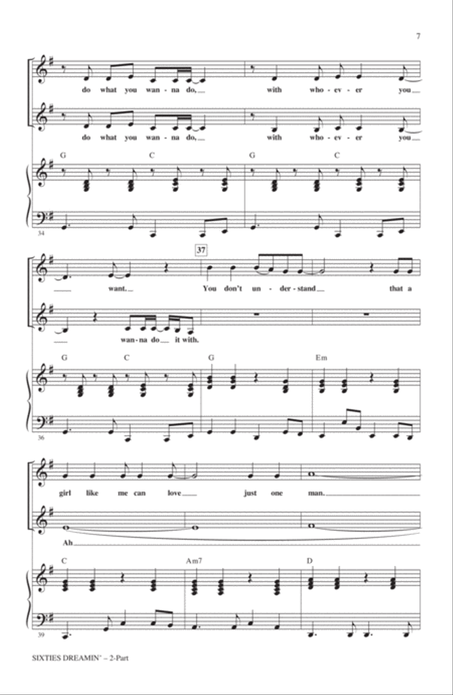 Sixties Dreamin' (A Tribute to The Mamas And The Papas) 2-Part scores gallery preview page 5