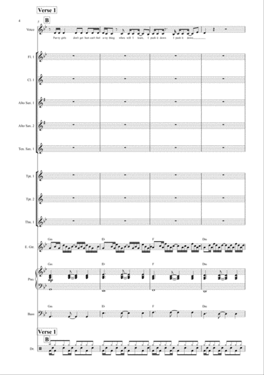 Chandelier Chandelier Large Ensemble scores gallery preview page 4