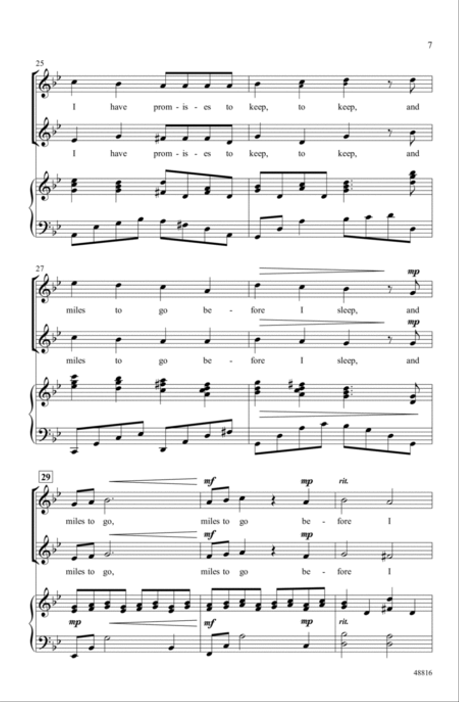 Stopping by Woods Stopping by Woods Choir scores gallery preview page 5