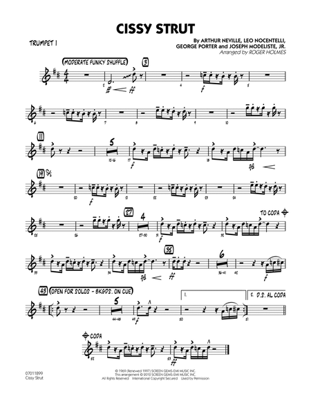 Cissy Strut - Trumpet 1