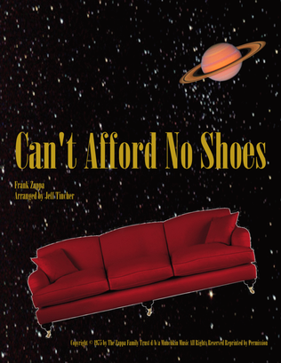 Book cover for Can't Afford No Shoes