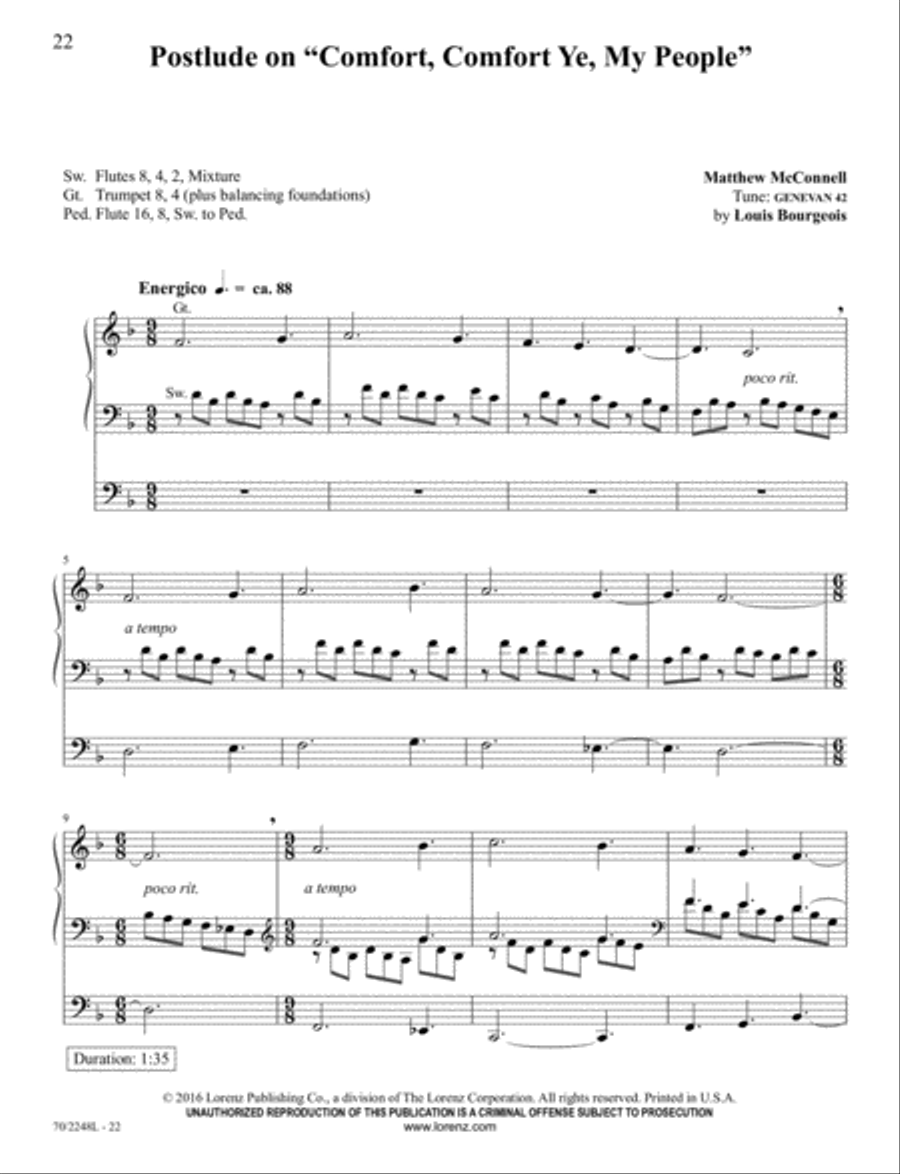 Yuletide Joy Organ Solo scores gallery preview page 7