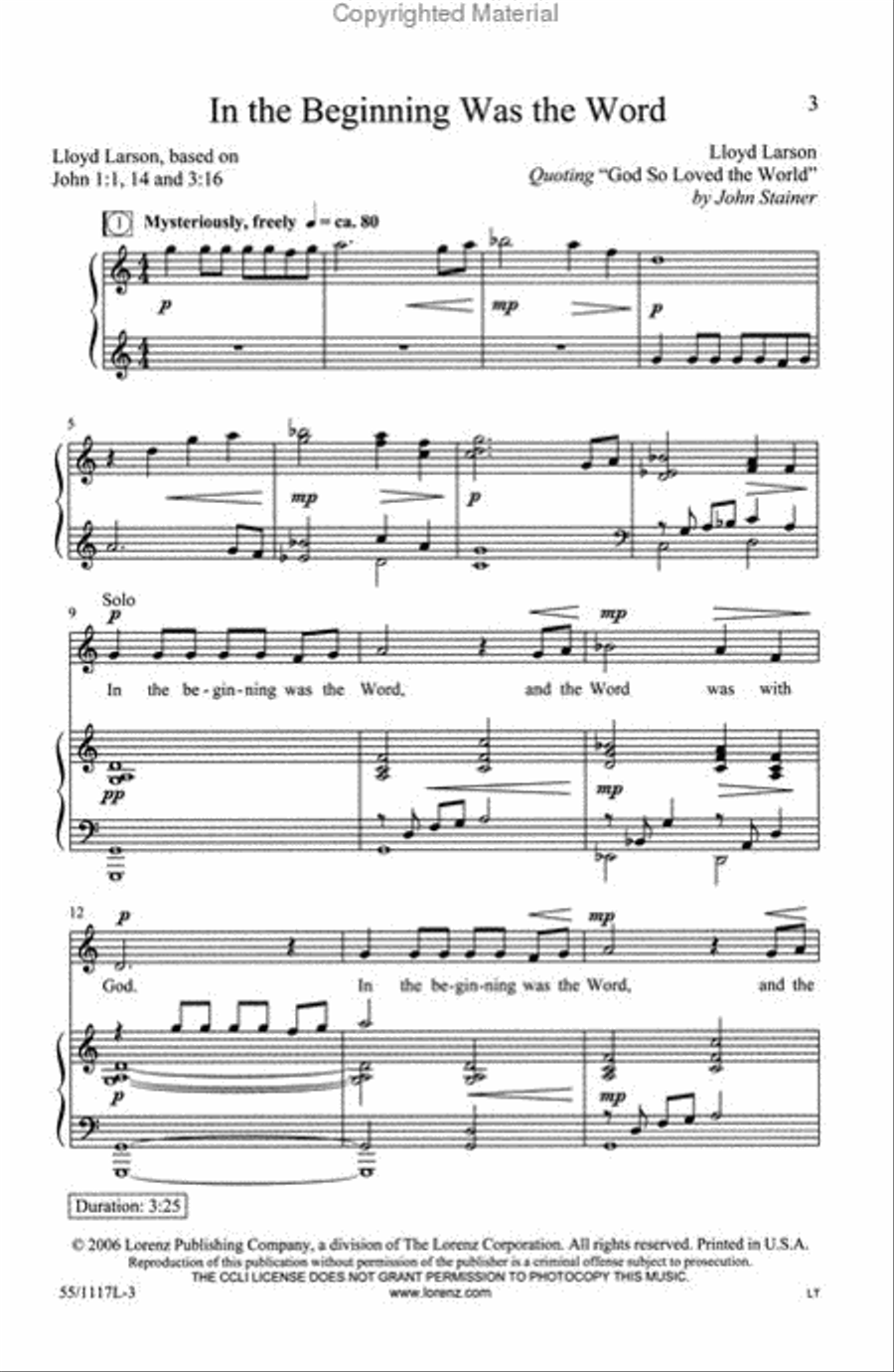 Praise the God of Resurrection 4-Part scores gallery preview page 2