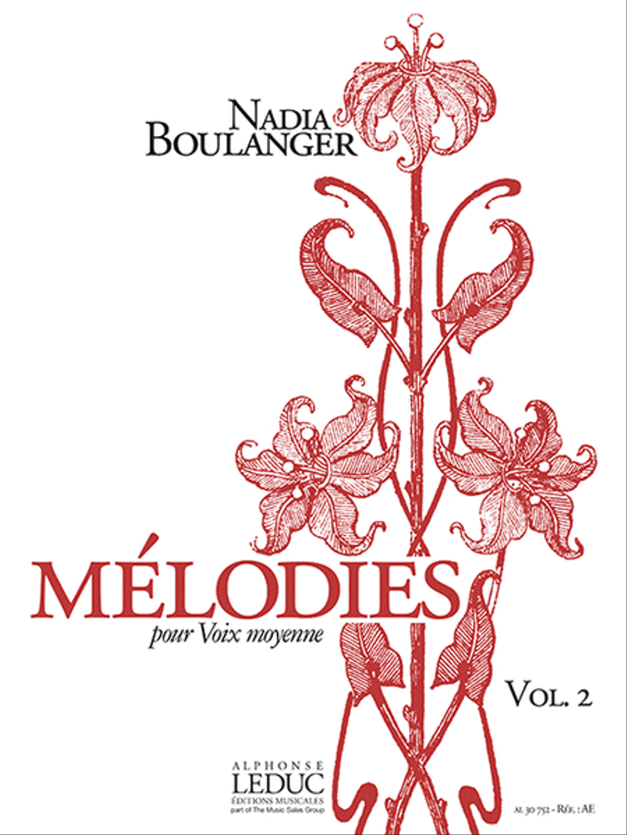 Melodies Pour Voix Moyenne, Vol.2 Voice Solo scores gallery preview page 1
