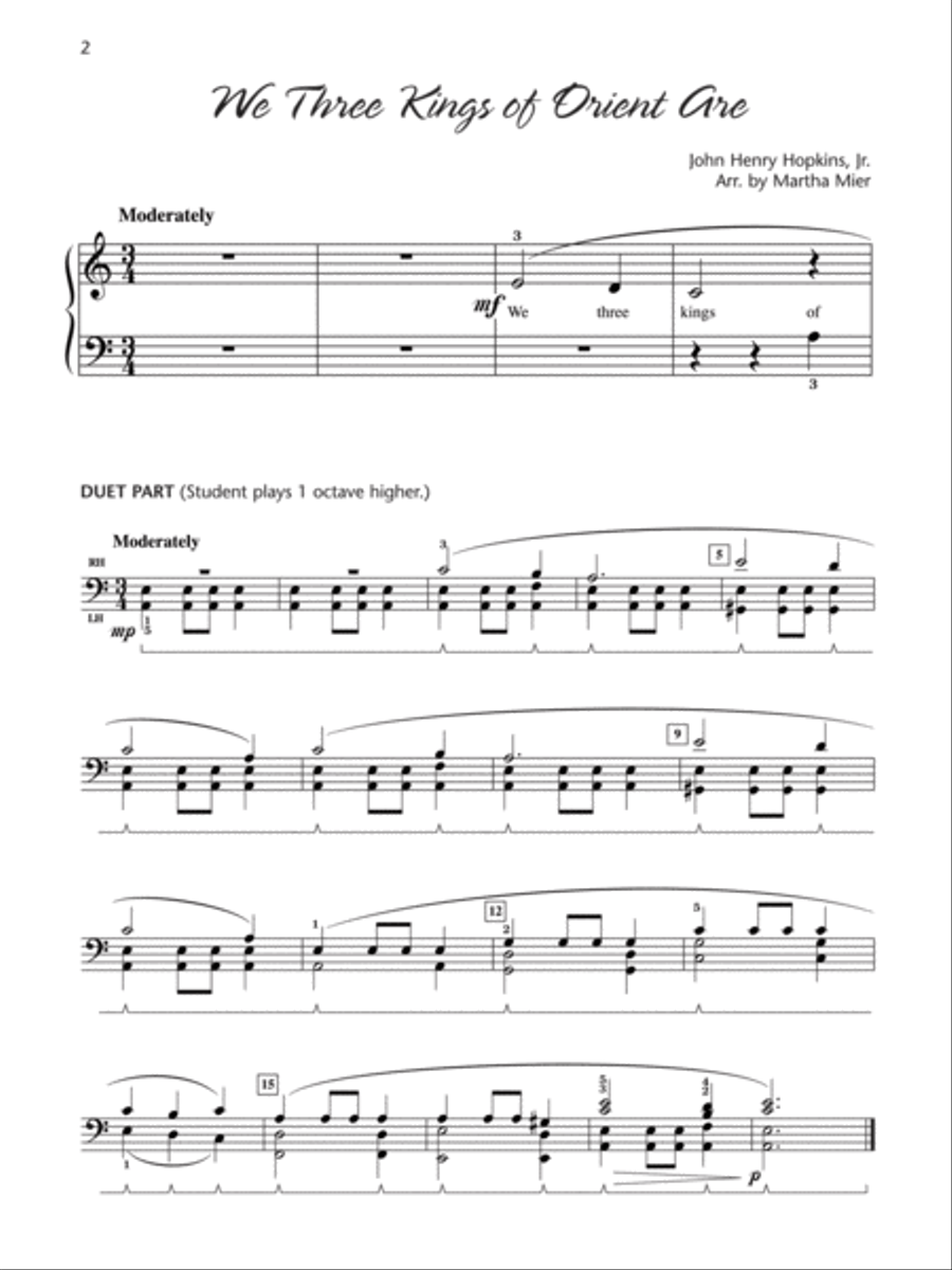 Christmas Delights, Book 1 Easy Piano scores gallery preview page 3