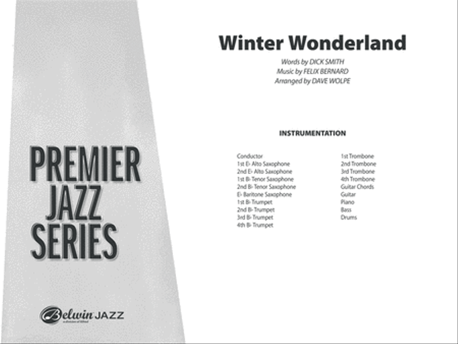 Winter Wonderland Jazz Ensemble scores gallery preview page 2