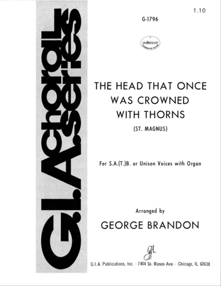 The Head That Once Was Crowned with Thorns 4-Part scores gallery preview page 2