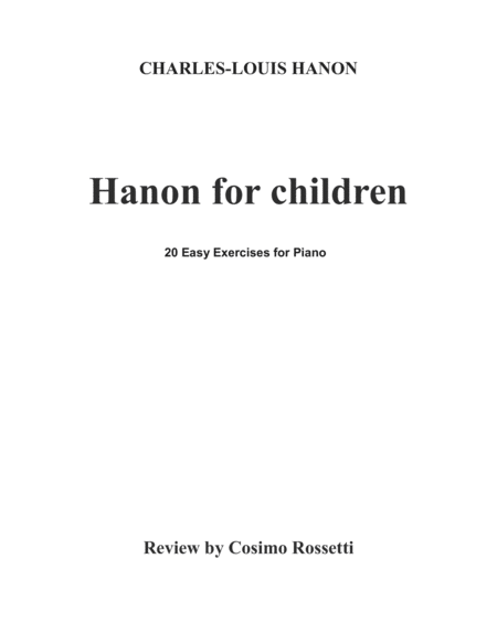 Hanon for children