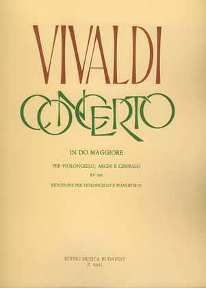 Book cover for Concerto In Do Maggiore RV 399