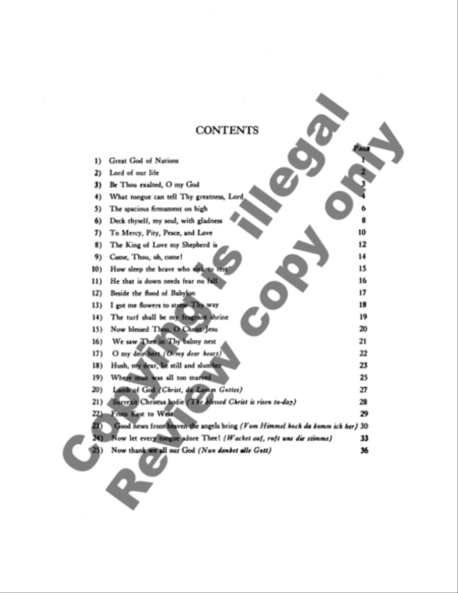 25 Chorales (Book I from 131 Chorales) 4-Part scores gallery preview page 3