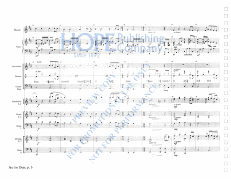 Praise Him with Instruments Orchestra scores gallery preview page 10