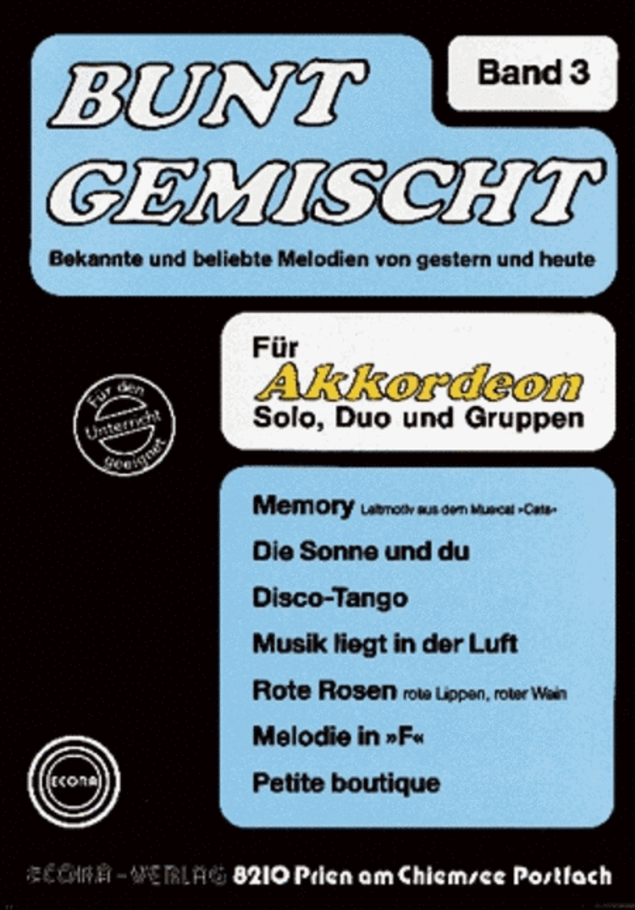 Bunt Gemischt 03 Accordion scores gallery preview page 1