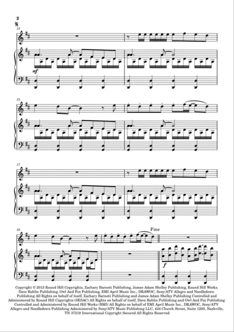 Best Day Of My Life Violin Solo scores gallery preview page 2