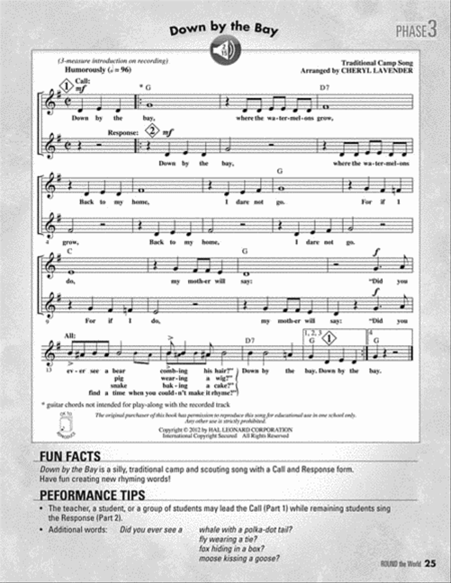 ROUND the World ROUND the World Choir scores gallery preview page 7