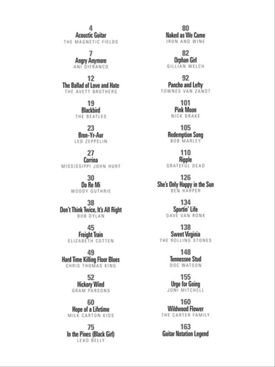 Acoustic Guitar 25th Anniversary Songbook Acoustic Guitar scores gallery preview page 3