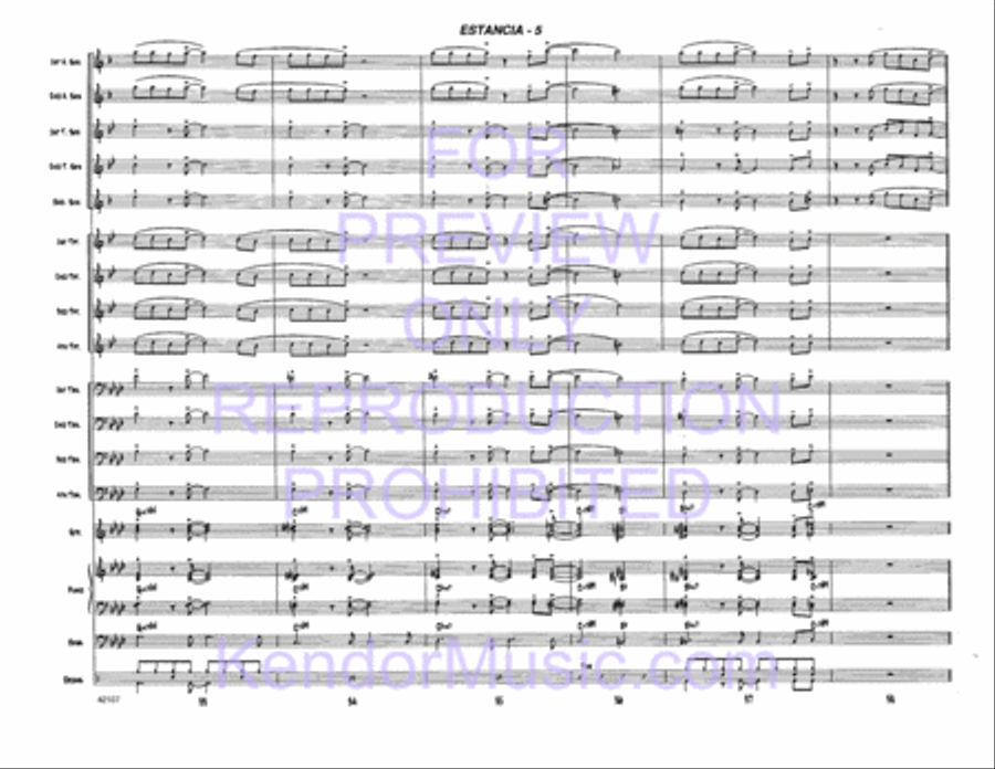 Estancia Estancia Jazz Ensemble scores gallery preview page 7