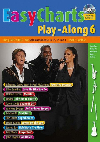 Easy Charts Play-Along Band 6