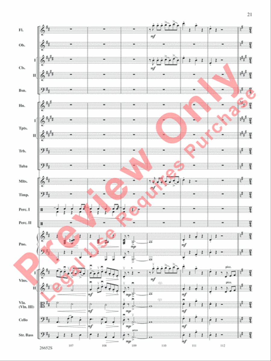 Leroy Anderson Favorites Leroy Anderson Favorites Full Orchestra scores gallery preview page 22
