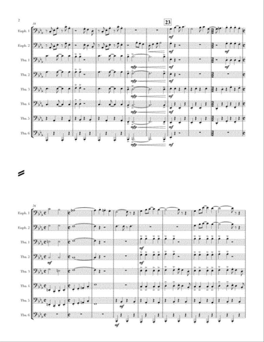 Martha My Dear Brass Ensemble scores gallery preview page 2