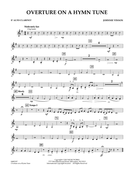 Overture on a Hymn Tune - Eb Alto Clarinet