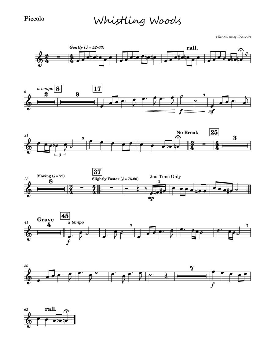 Whistling Woods Concert Band scores gallery preview page 6