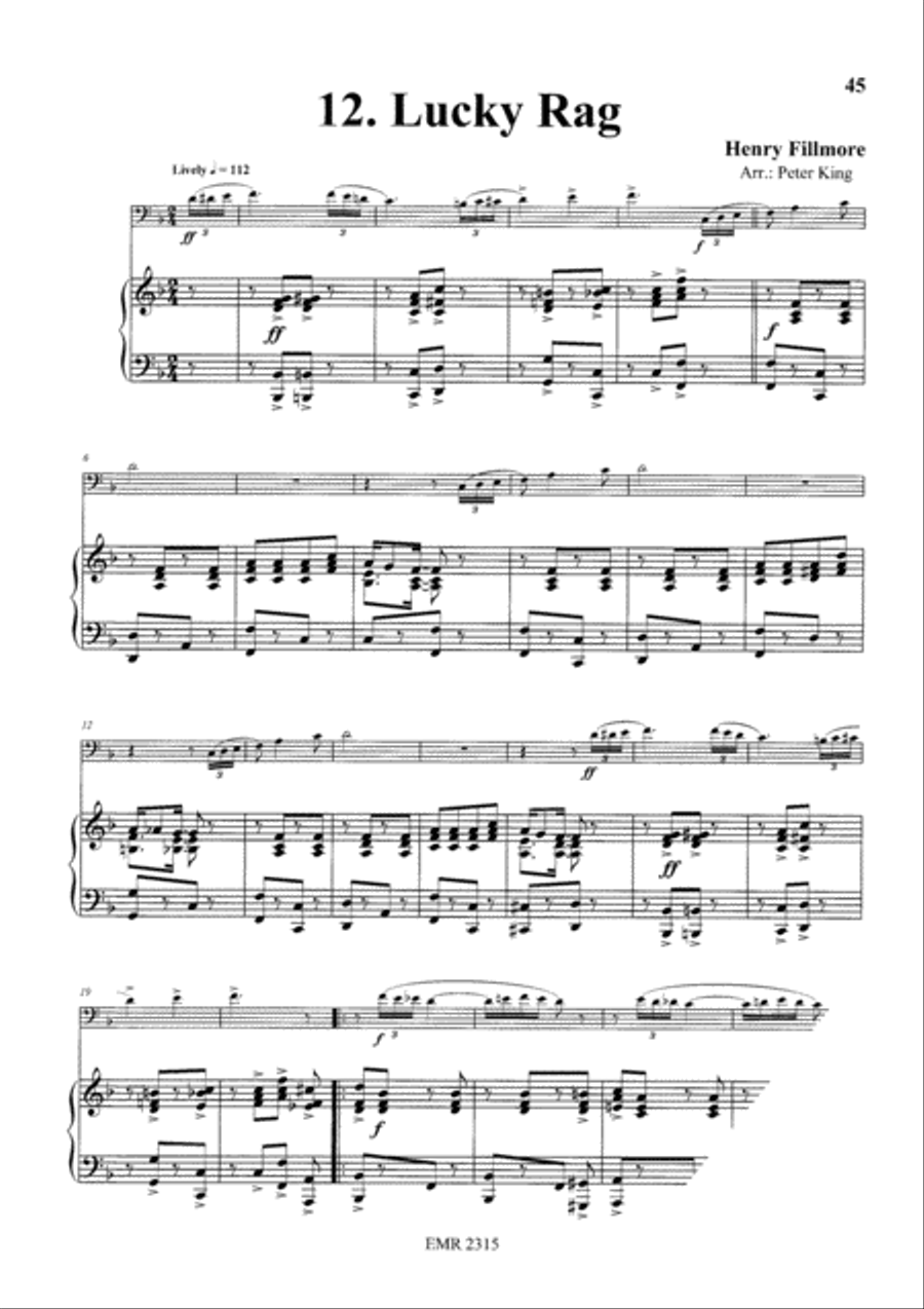 15 Rags 15 Rags Bassoon Solo scores gallery preview page 14