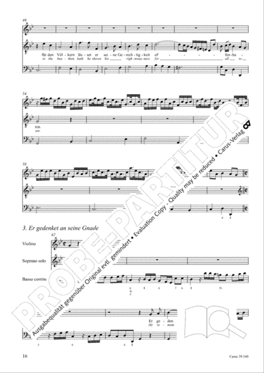 Sing to the Lord a new song (Singet dem Herrn ein neues Lied) 4-Part scores gallery preview page 17