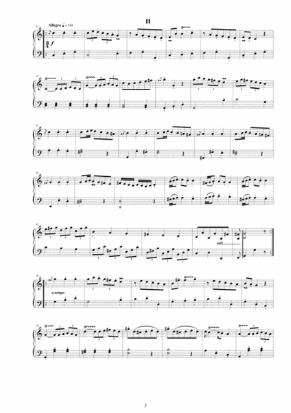 Platti - Harpsichord (or Piano) Sonata No.2 in C major Op.1 CSPla5 image number null