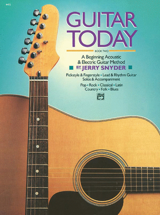 Book cover for Guitar Today, Book 2