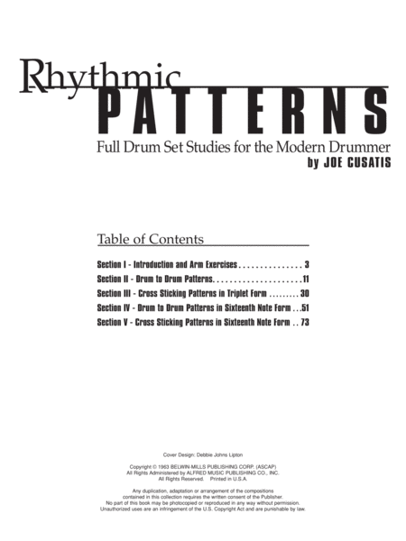 Rhythmic Patterns