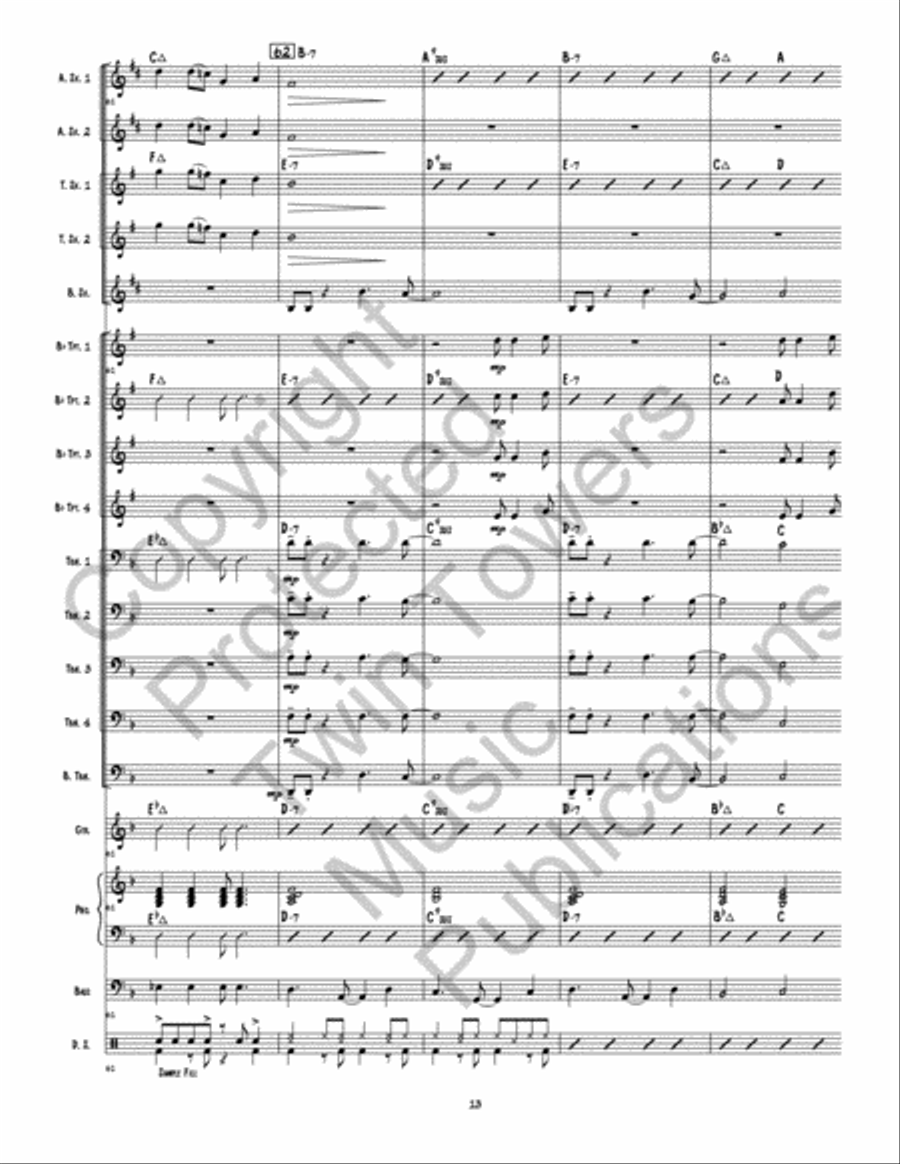 Bossalite Jazz Ensemble scores gallery preview page 14